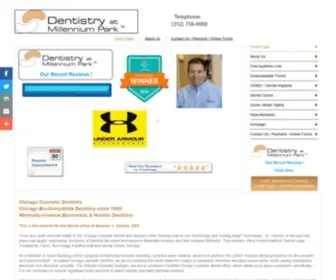 Stephengordondds.com(Dentistry at Millennium Park) Screenshot