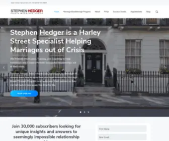 Stephenhedger.com(Crisis Marriage Coach Harley Street) Screenshot