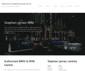 Stephenjames.co.uk(BMW and MINI North London) Screenshot