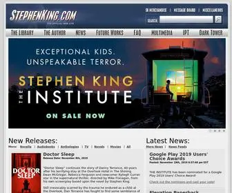 Stephenking.com(Stephen King) Screenshot