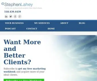 Stephenlahey.com(Smart Solo Business) Screenshot