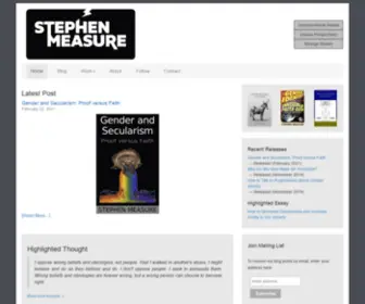 Stephenmeasure.com(Stephen Measure Stephen Measure) Screenshot