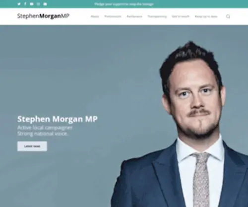 Stephenmorgan.org.uk(Labour Member of Parliament for Portsmouth South) Screenshot