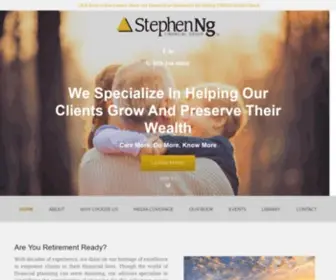 Stephenngfg.com(Stephen Ng Financial Group) Screenshot