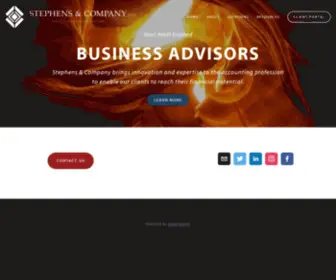 Stephensadvisors.com(Stephens & Company) Screenshot