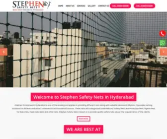 Stephensafetynets.com(Best Quality Nets In Hyderabad) Screenshot