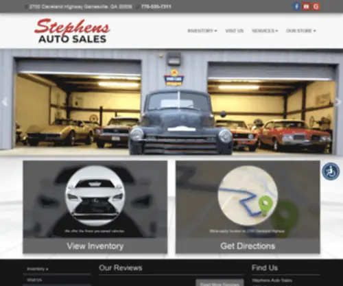 Stephensclassics.com(Used Cars Gainesville GA) Screenshot