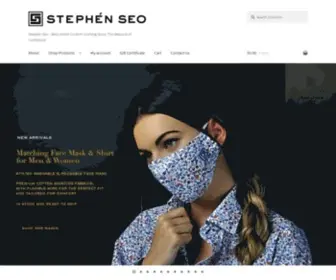 Stephenseo.com(Online Custom Tailored Clothing Store) Screenshot