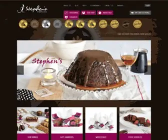 Stephensfinefoods.com.au(Supplier of Finest Gourmet Delicacies) Screenshot