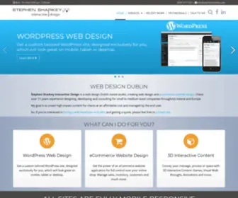 Stephensharkey.com(Stephen Sharkey Interactive Design) Screenshot