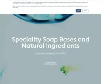Stephensonpersonalcare.com(Soap Base and Specialty Ingredients Manufacturers) Screenshot