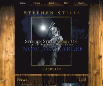 Stephenstills.com(Stephen Stills) Screenshot