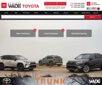 Stephenwadetoyota.com Screenshot