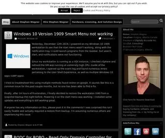 Stephenwagner.com(The tech journal) Screenshot