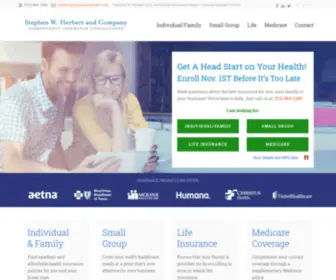 Stephenwherbert.com(Health Insurance in Houston) Screenshot