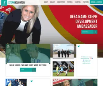 Stephhoughton.com(The official Steph Houghton website. Steph Houghton) Screenshot