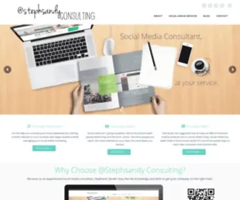 Stephsandyconsulting.com(Social Media Marketing Consultant) Screenshot