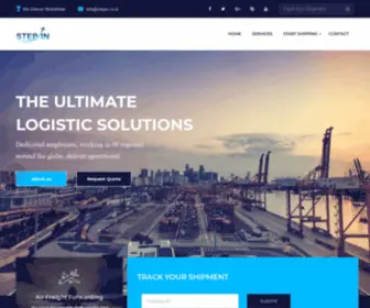 Stepin.co.in(Worldwide Freight Forward) Screenshot