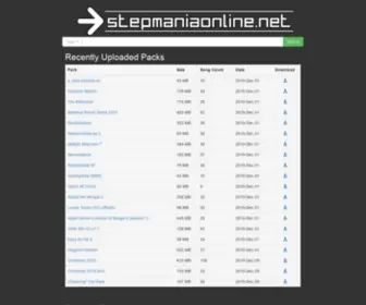 Stepmaniaonline.net(Stepmania Search) Screenshot