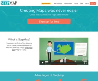 Stepmap.com(Create Maps) Screenshot
