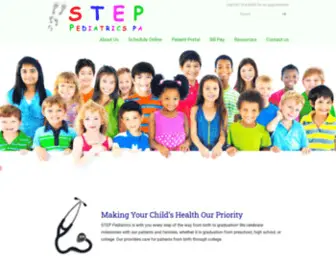 Steppediatrics.com(Step Pediatrics) Screenshot