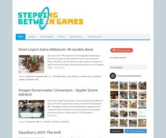 Steppingbetweengames.com(Stepping Between Games) Screenshot