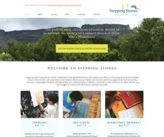 Steppingstones.org.za(Stepping Stones Montessori School) Screenshot