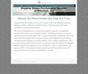 Steppingstonespsych.com(Stepping Stones Psychological Services of Princeton) Screenshot