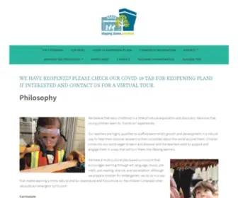 Steppingstonessf.com(Philosophy We believe that early childhood) Screenshot