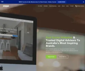 Stepps.com.au(Real estate websites & trusted digital marketing advisors) Screenshot