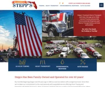 Steppstowing.com(Stepp's Towing) Screenshot