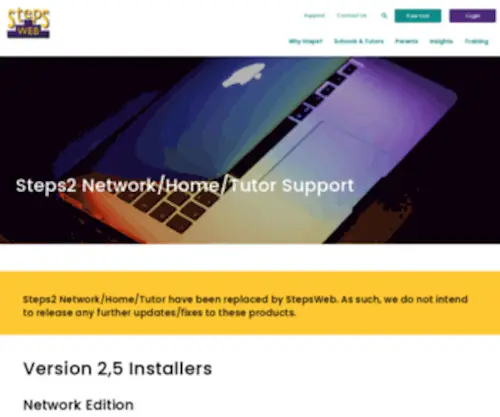 Steps-Software.com(Steps2 Network/Home/Tutor) Screenshot