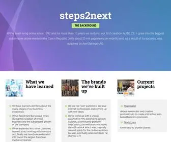 Steps2Next.com(Steps2next (wd)) Screenshot