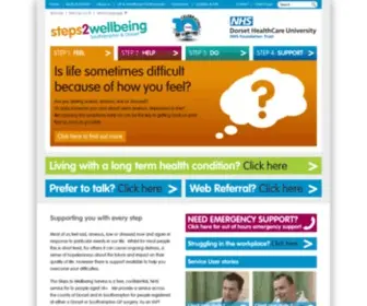 Steps2Wellbeing.co.uk(Steps 2 Wellbeing) Screenshot