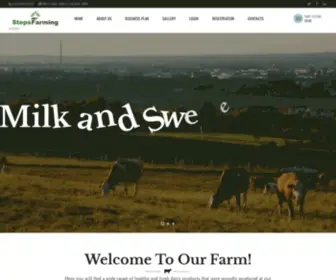 Stepsfarming.com(Dairy Farm) Screenshot