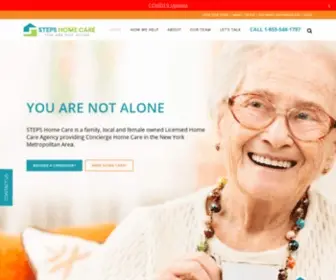 Stepshomecare.com(STEPS Home Care) Screenshot