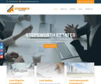Stepsworthestates.com(Stepsworth Estates Private Limited) Screenshot