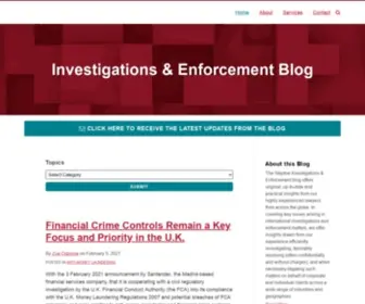 Steptoeinvestigationsblog.com(Investigations & Enforcement Blog) Screenshot