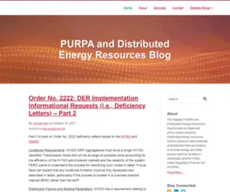 Steptoepurpablog.com(PURPA and Distributed Energy Resources Blog) Screenshot