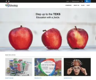 Stepupteks.com(GF Educators) Screenshot