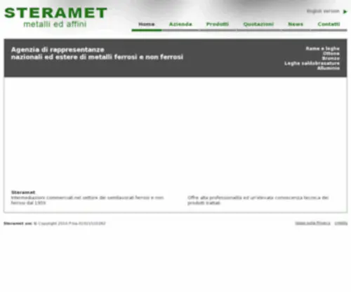 Steramet.it(Steramet) Screenshot