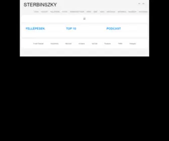 Sterbinszky.hu(Sterbinszky Official) Screenshot