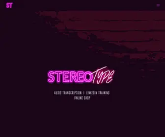 Stereo-Type.co.uk(StereoType) Screenshot