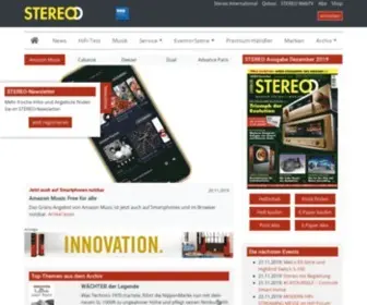 Stereo.de(Willkommen bei STEREO) Screenshot
