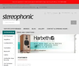 Stereophonic.com.au(Stereophonic Melbourne) Screenshot