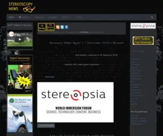 Stereoscopynews.com(Stereoscopy News) Screenshot