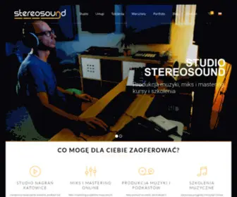 Stereosound.pl(Studio Stereosound to ponad 20 lat doświadczenia. Oferta to) Screenshot