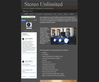 Stereounlimitedsd.com(Stereo Unlimited SD) Screenshot