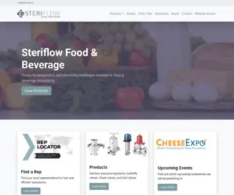 Steriflowfoodandbev.com(Steriflow Food & Beverage) Screenshot