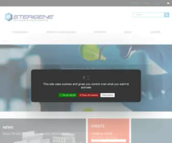 Sterigene.com(Ingénierie) Screenshot